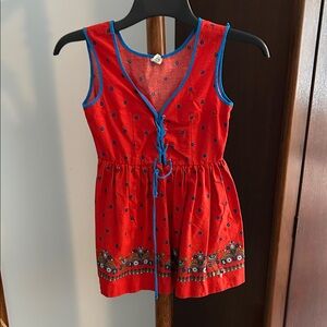 German Dirndl Dress with matching Apron size 140